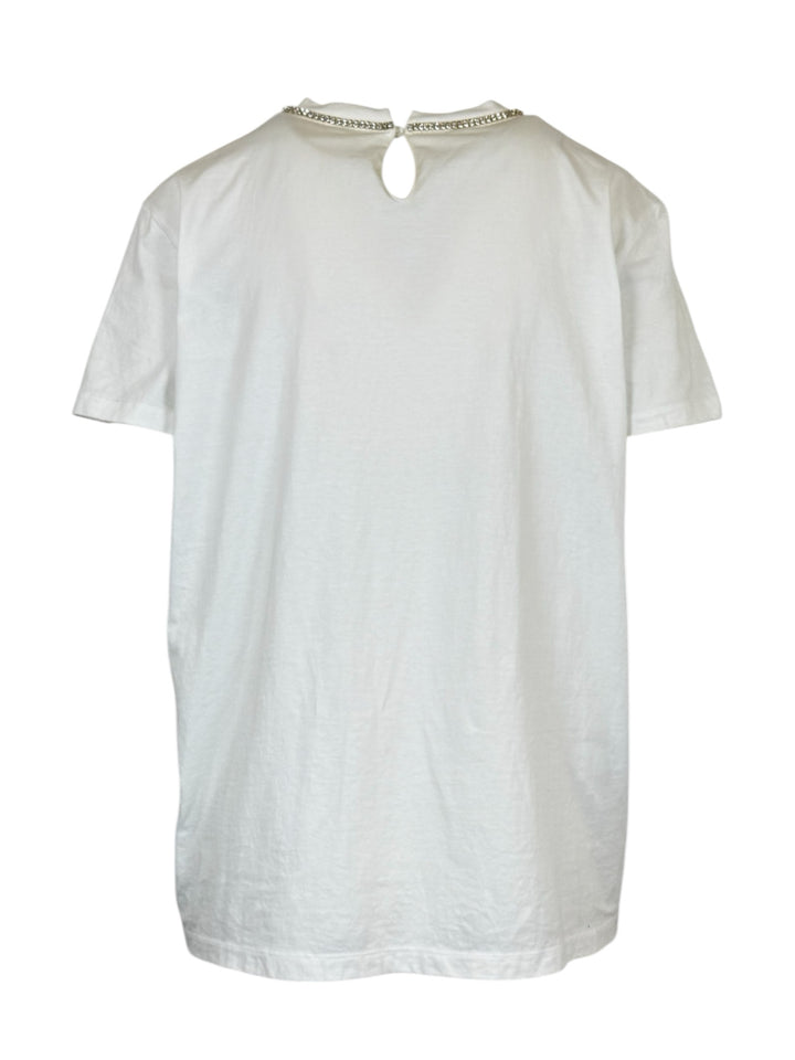 Miu Miu 2019 Crystal Bow T-Shirt