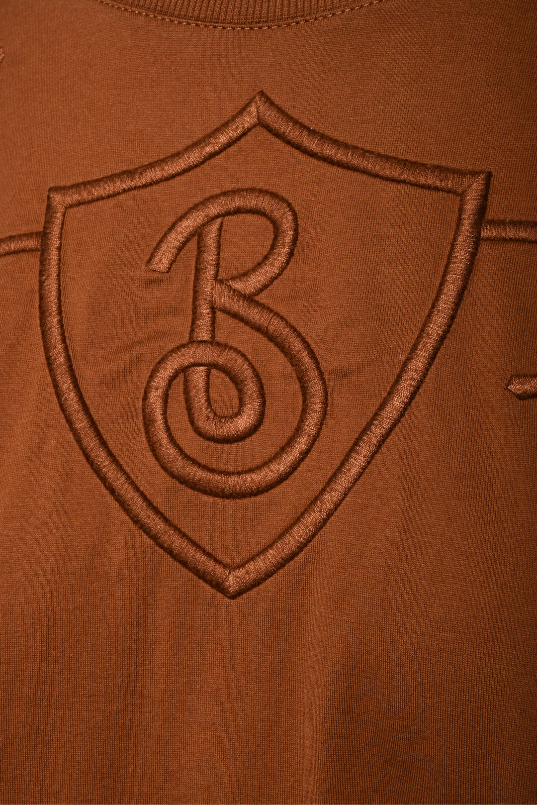 Burberry Size M Men's Embroidered Oak Leaf Crest Cotton T-shirt