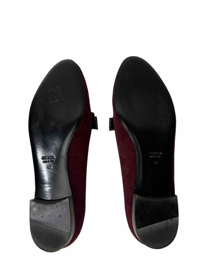 Prada Size 42 Suede Loafers