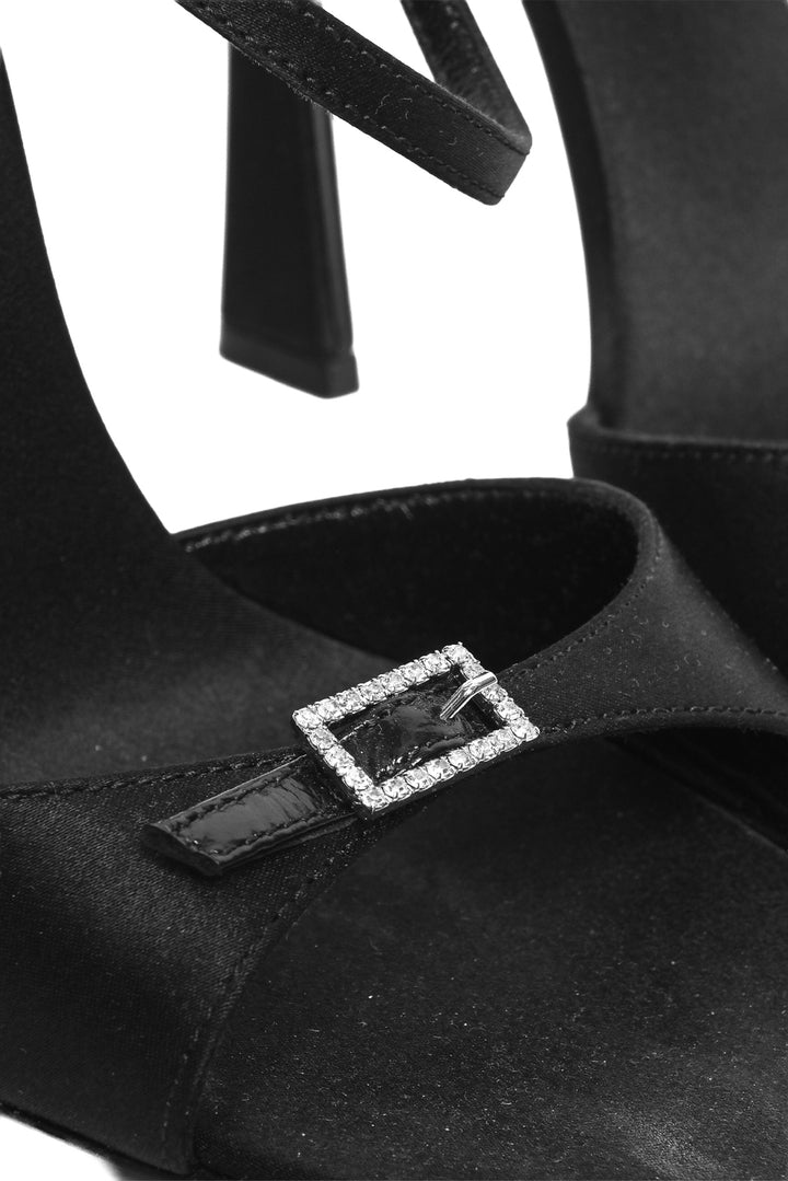 Saint Laurent Size 38.5 Venus 105 Satin Sandals