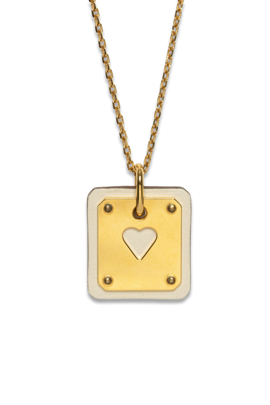 2022 Hermes As de Coeur Pendant Necklace