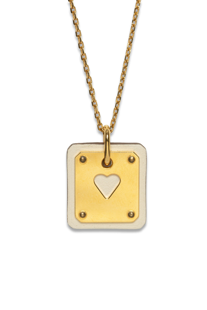 2022 Hermes As de Coeur Pendant Necklace