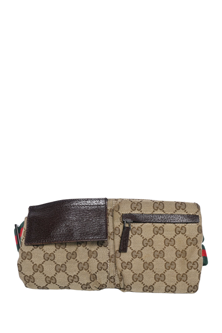 Gucci GG Canvas Web Waist Belt Bag