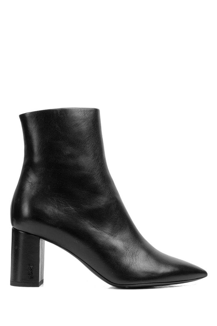 Saint Laurent Size 37 Betty Leather Ankle Boots