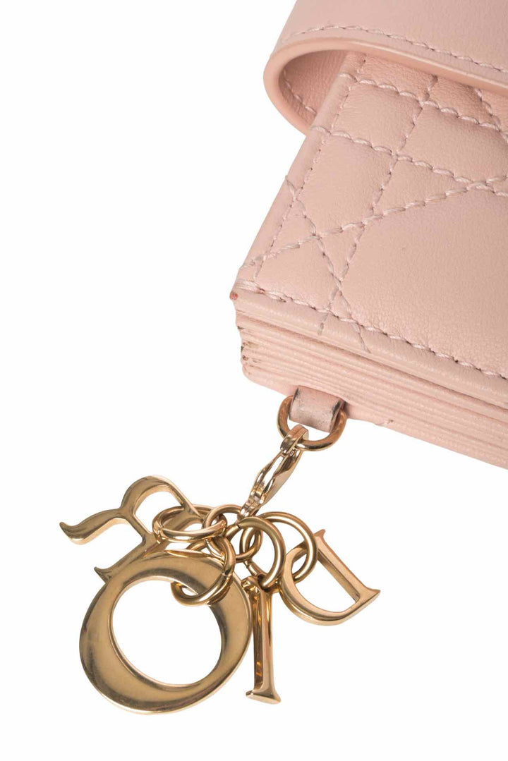 Dior 2023 Lady Dior Jasmine Card Holder