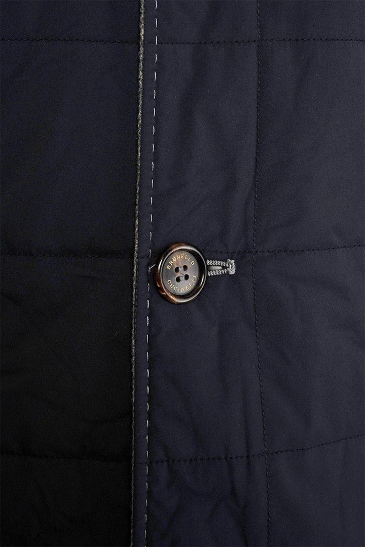 Brunello Cucinelli Size 40 Men's Cashmere & Nylon Reversible Coat