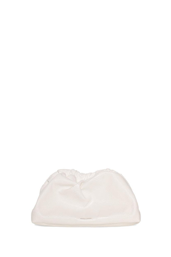 Mansur Gavriel Embossed Patent Mini Cloud Clutch Crossbody