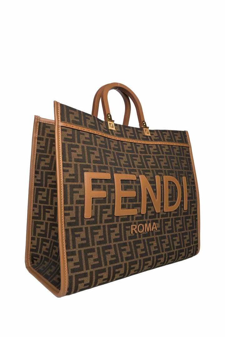 Fendi FF Jacquard Sunshine Large Tote