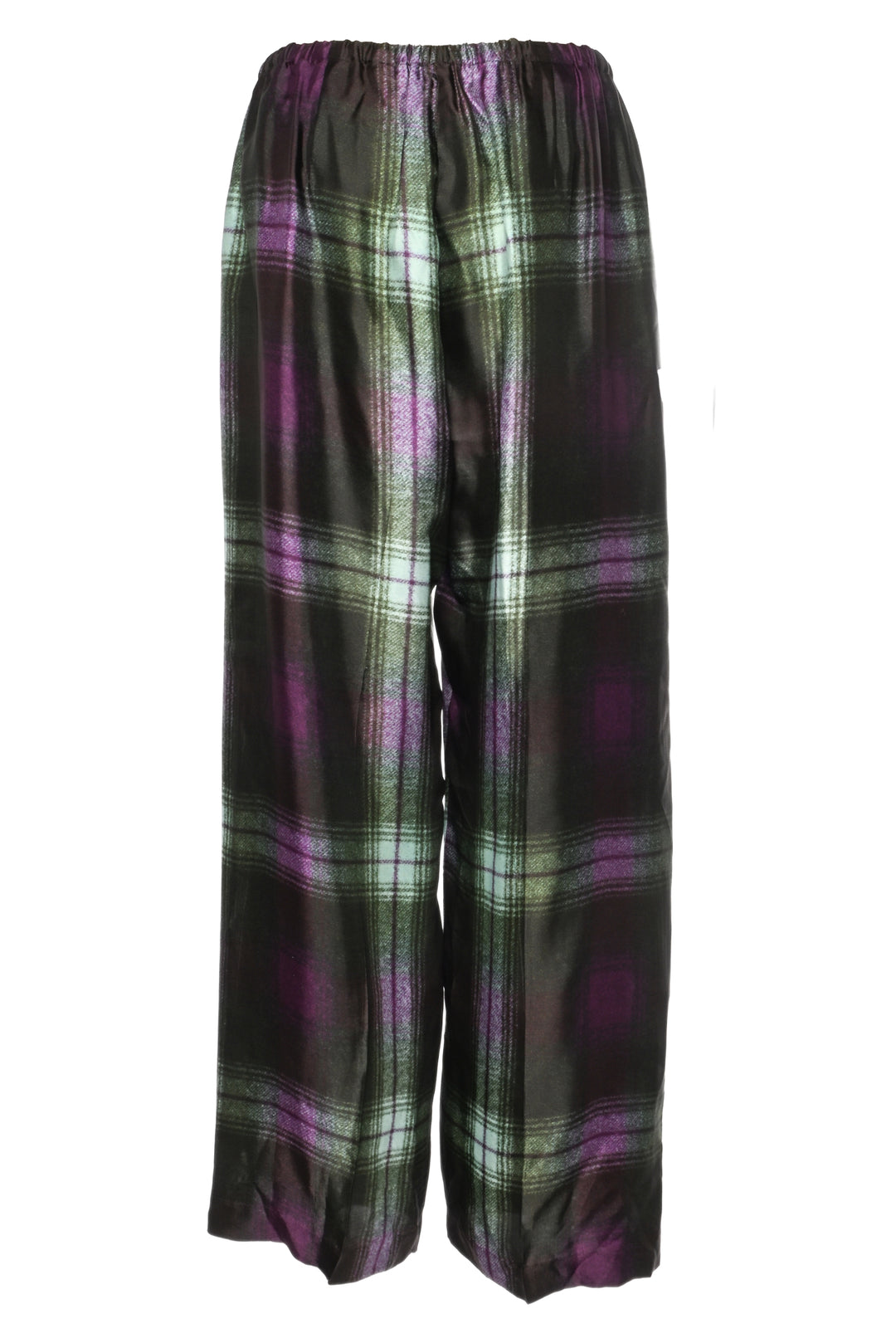 Dries Van Noten Size 38 Plaid Drawstring Pants