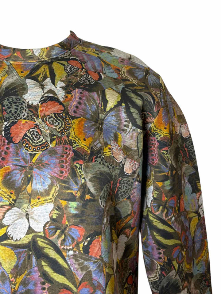 Valentino Size S Men's Butterfly Pattern Jersey Sweater