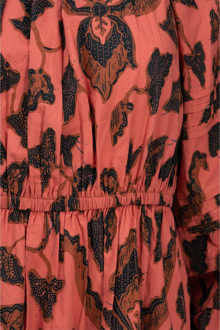 Ulla Johnson Size 2 Ambre Long Sleeve Poplin Midi Dress