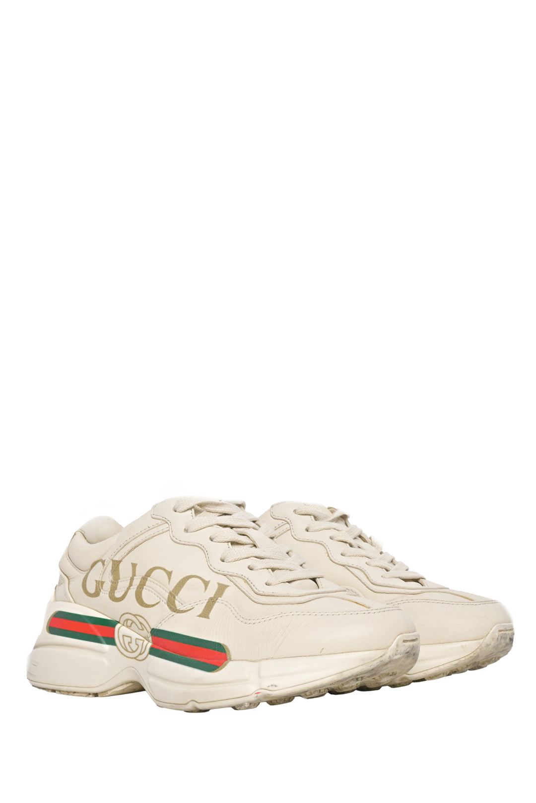 Gucci Size 35 Vintage Logo Rhyton Sneaker