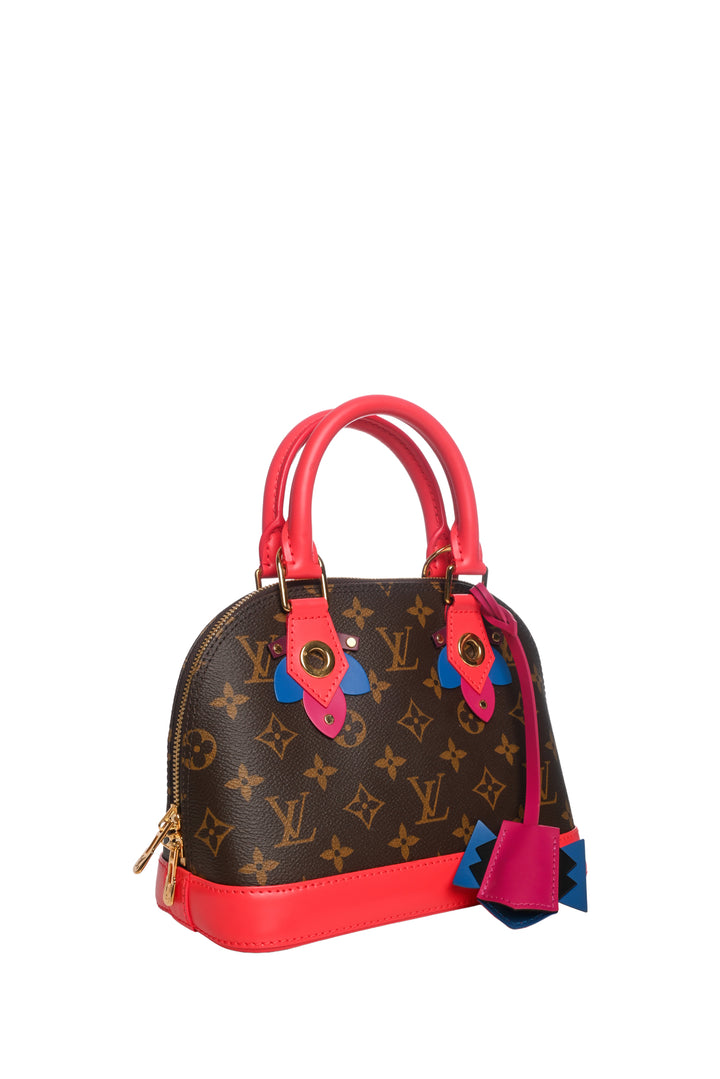 Louis Vuitton 2015 Flamingo Monogram Totem Alma BB Bag