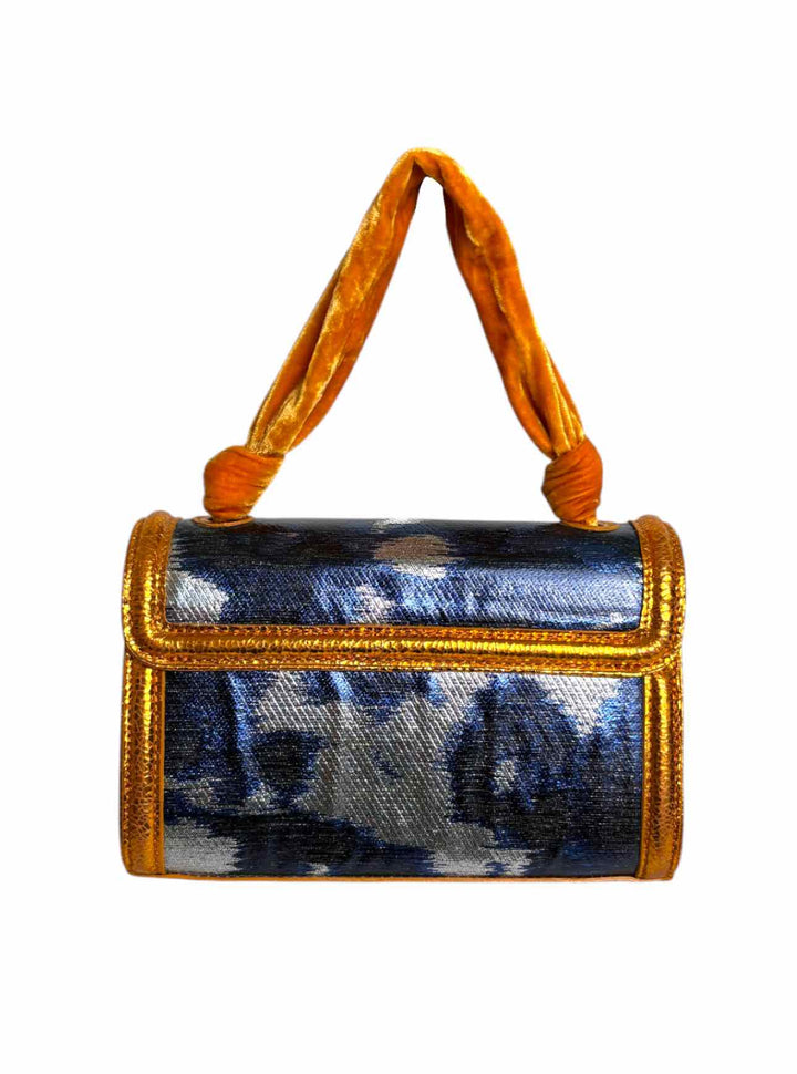 Dries Van Noten Metallic Leather Purse