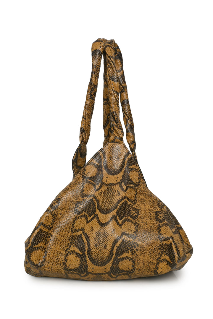 Givenchy 2017 Python Embossed Pyramid Hobo