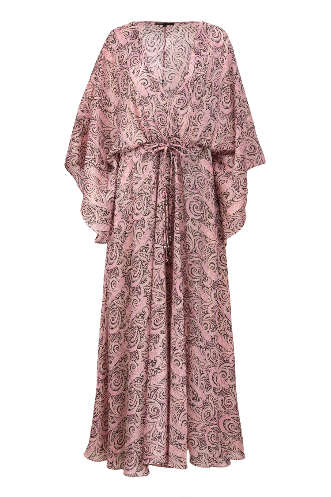 maje Size 40 Paisley Print Flowing Scarf Dress