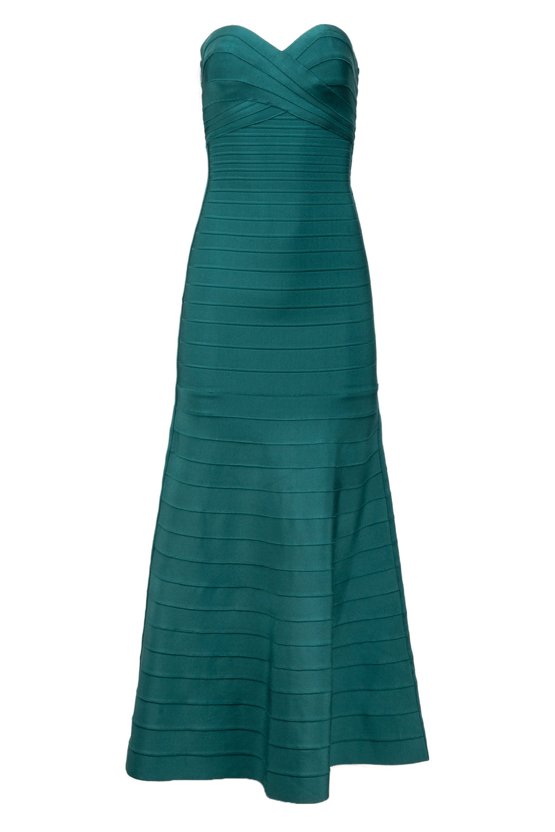 Herve Leger Size M Strapless Maxi Bandage Dress