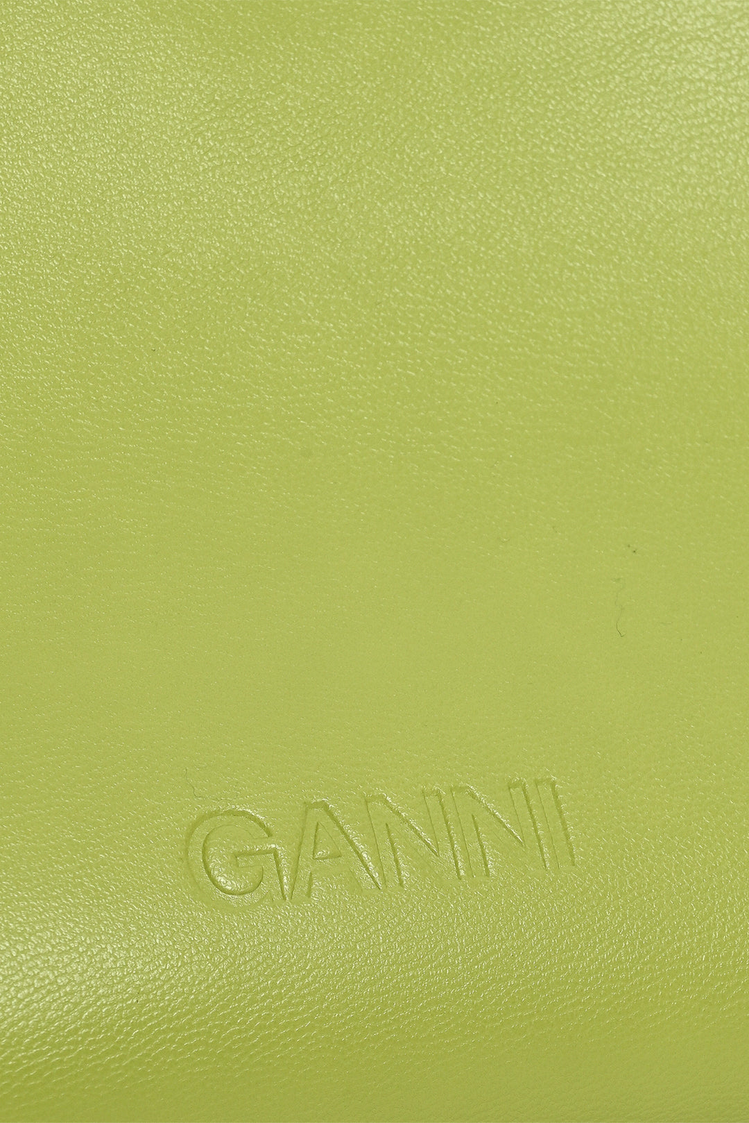 Ganni Mosstone Green Small Bou Purse
