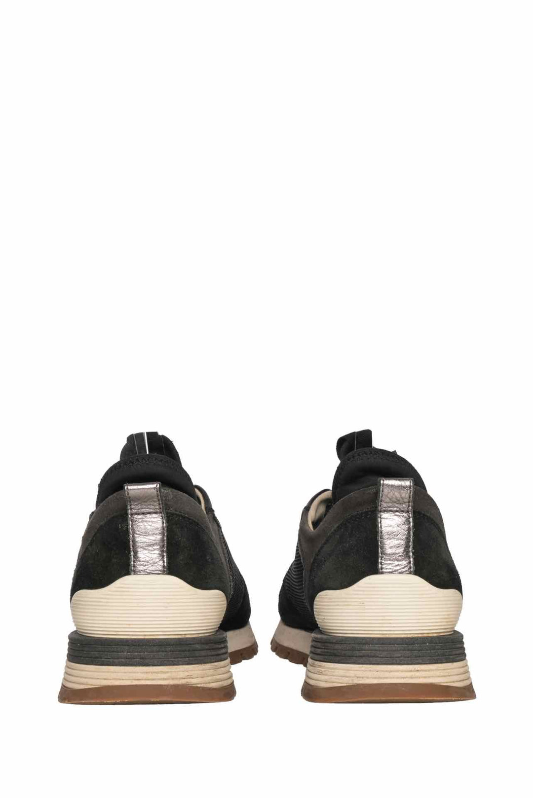 Brunello Cucinelli Size 38 Suede & Mesh Sneaker