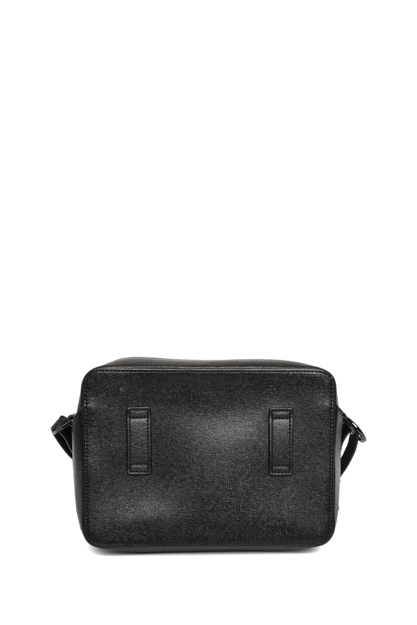 Off White Diagonal Binder Clip Crossbody