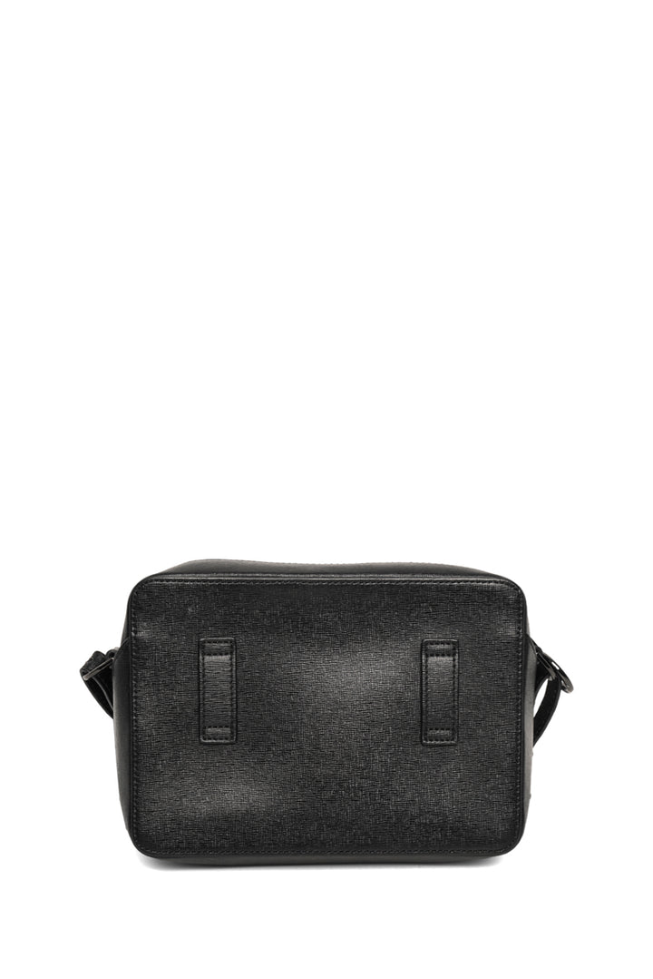 Off White Diagonal Binder Clip Crossbody