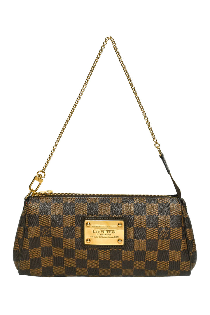 Louis Vuitton 2009 Damier Ebene Eva Pochette