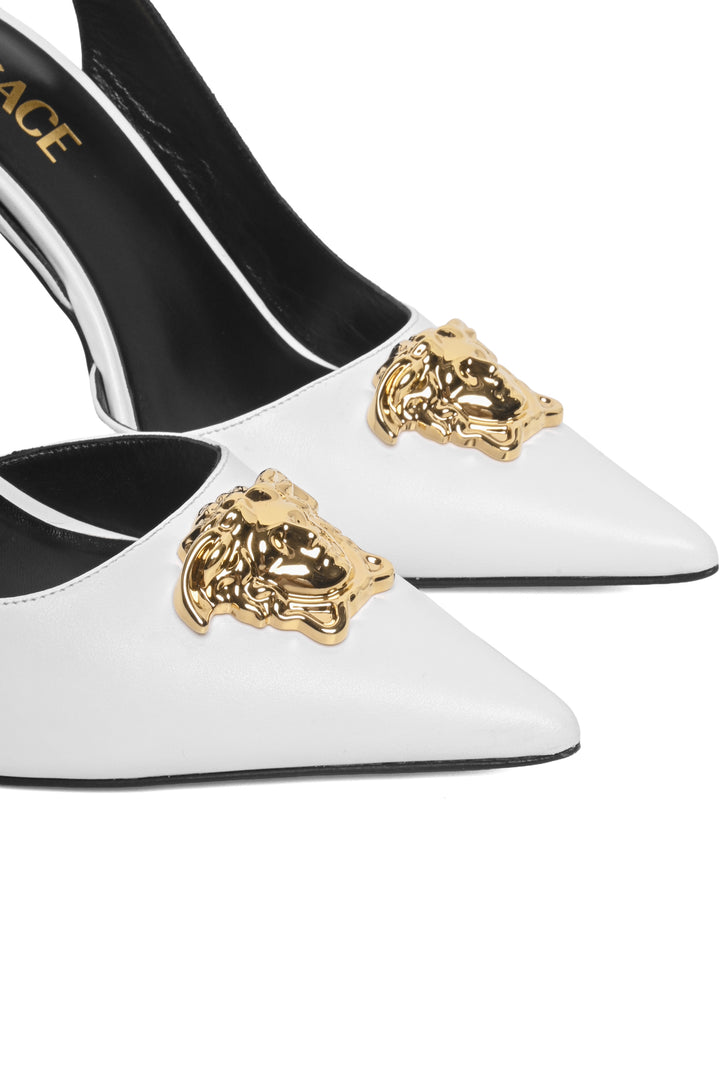 Versace Size 36 La Medusa Slingback Pumps