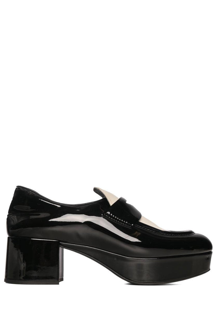 Miu Miu Size 38.5 Platform Loafers
