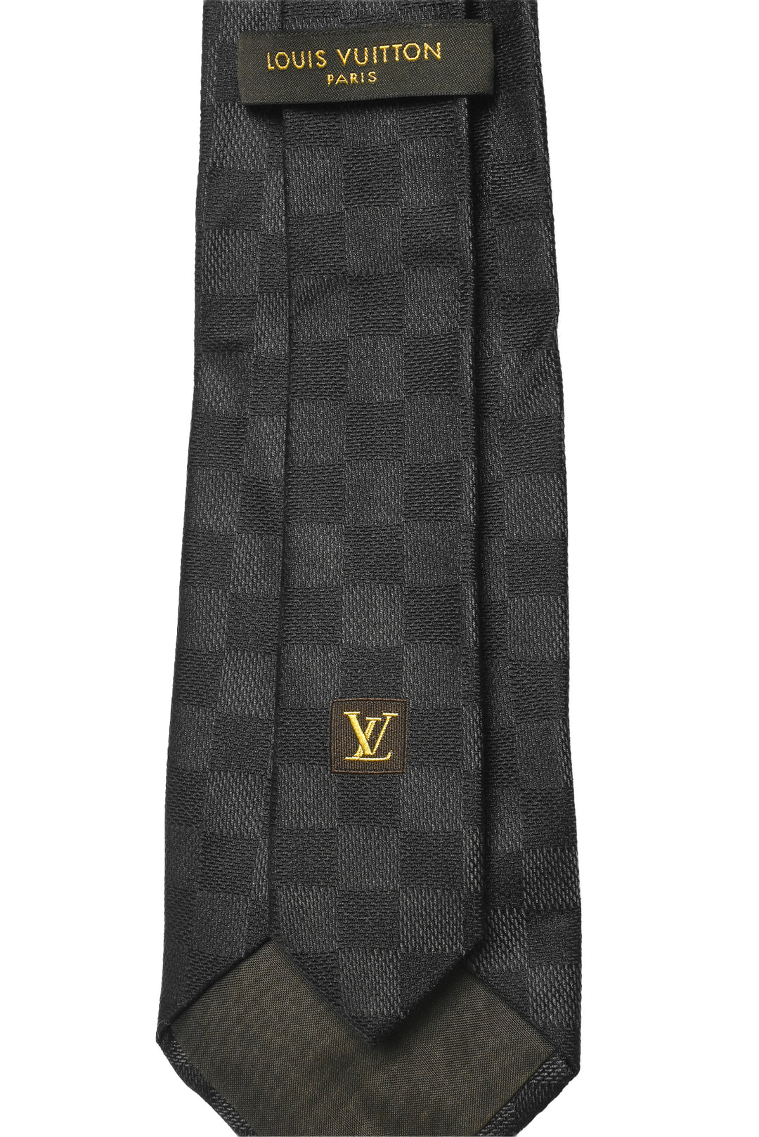 Louis Vuitton Men's Silk Checkered Tie