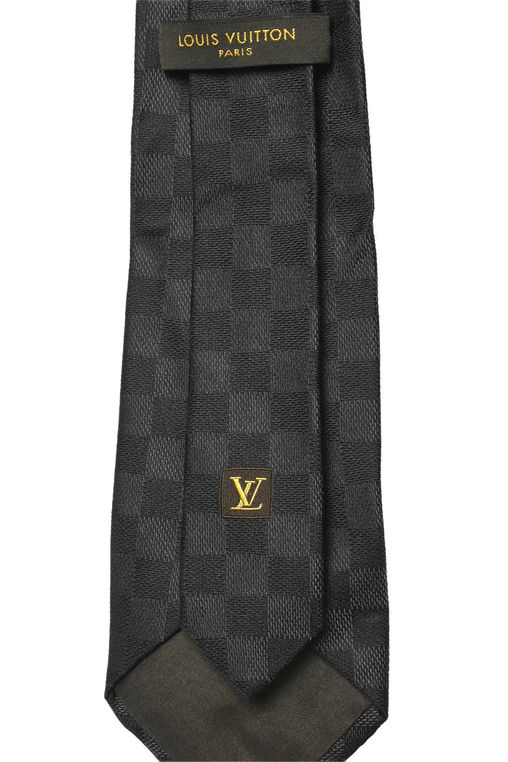 Louis Vuitton Men's Silk Checkered Tie