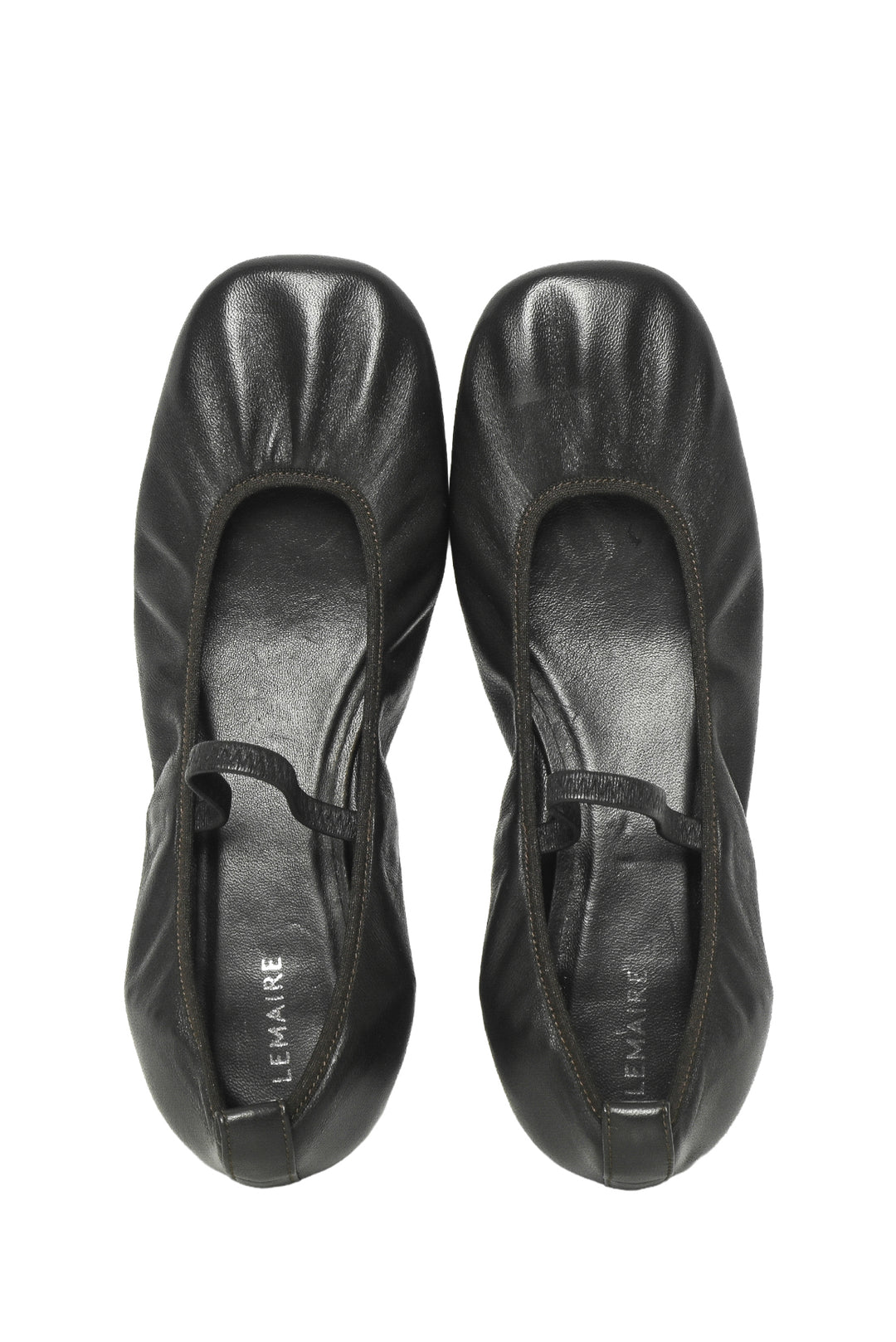 LEMAIRE Size 40 Square Toe Ballerina Flats
