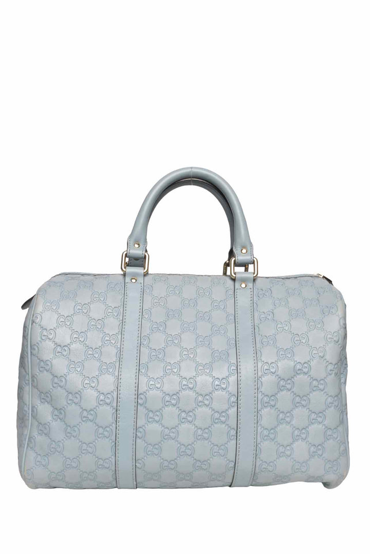 Gucci Guccissima GG Embossed Leather Medium Joy Boston Bags