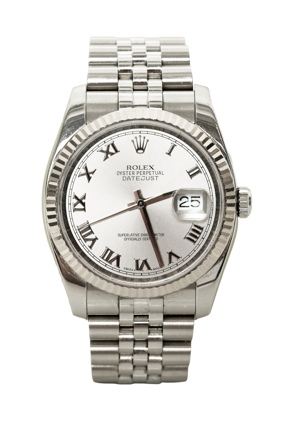Rolex Rolex Oyster Perpetual Datejust 36mm Stainless Steel Watch