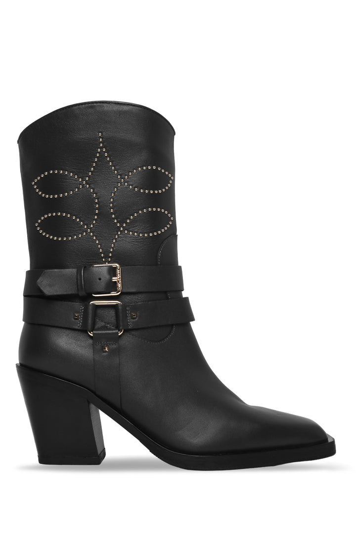 Marccain Size 39 Leather Western Boots