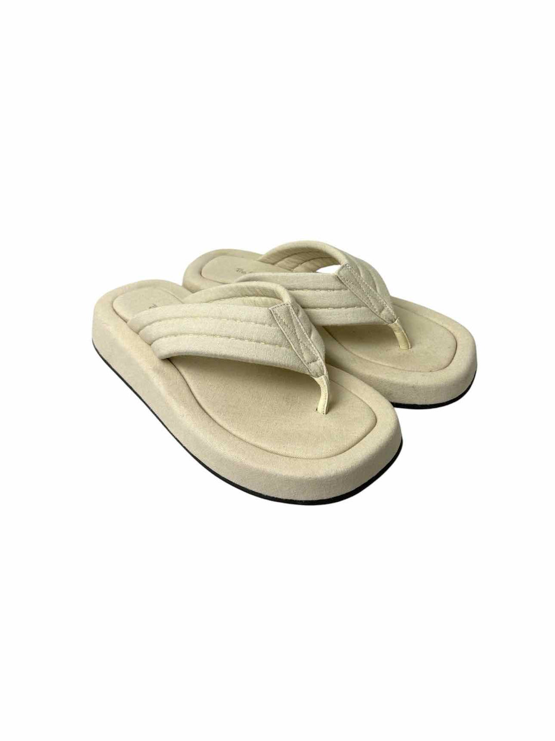 The Row Size 37.5 Ginza Canvas Thong Sandals