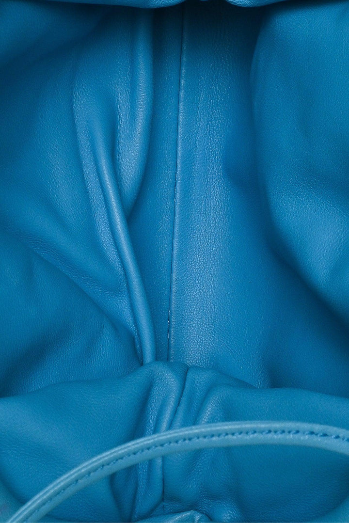 Bottega Veneta The Mini Pouch Intrecciato Leather Clutch Bag