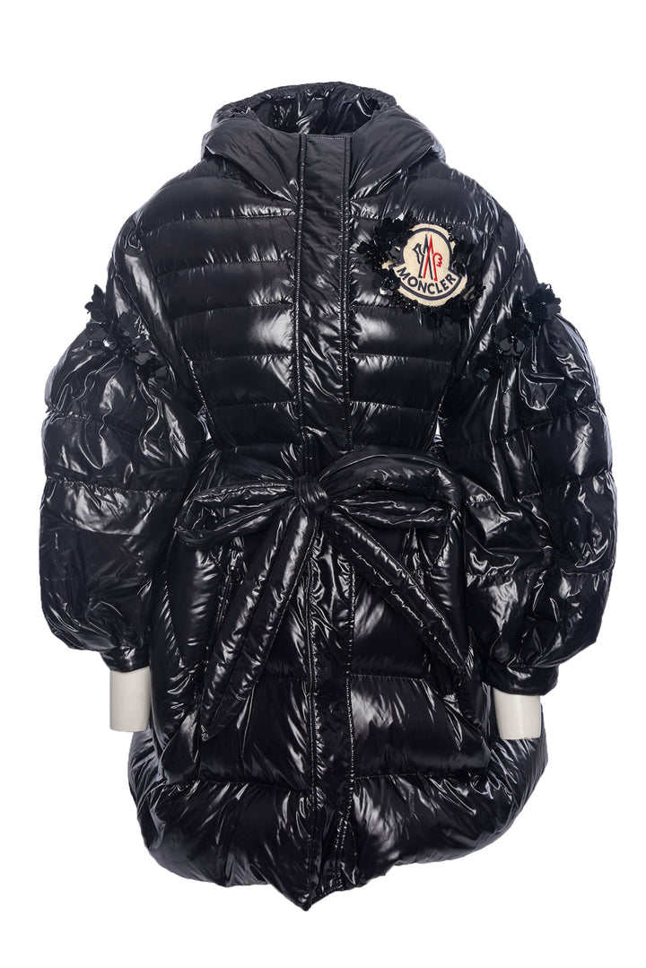 Moncler Size 0 Genius 4 Moncler x Simone Rocha Black Down Elinor Coat