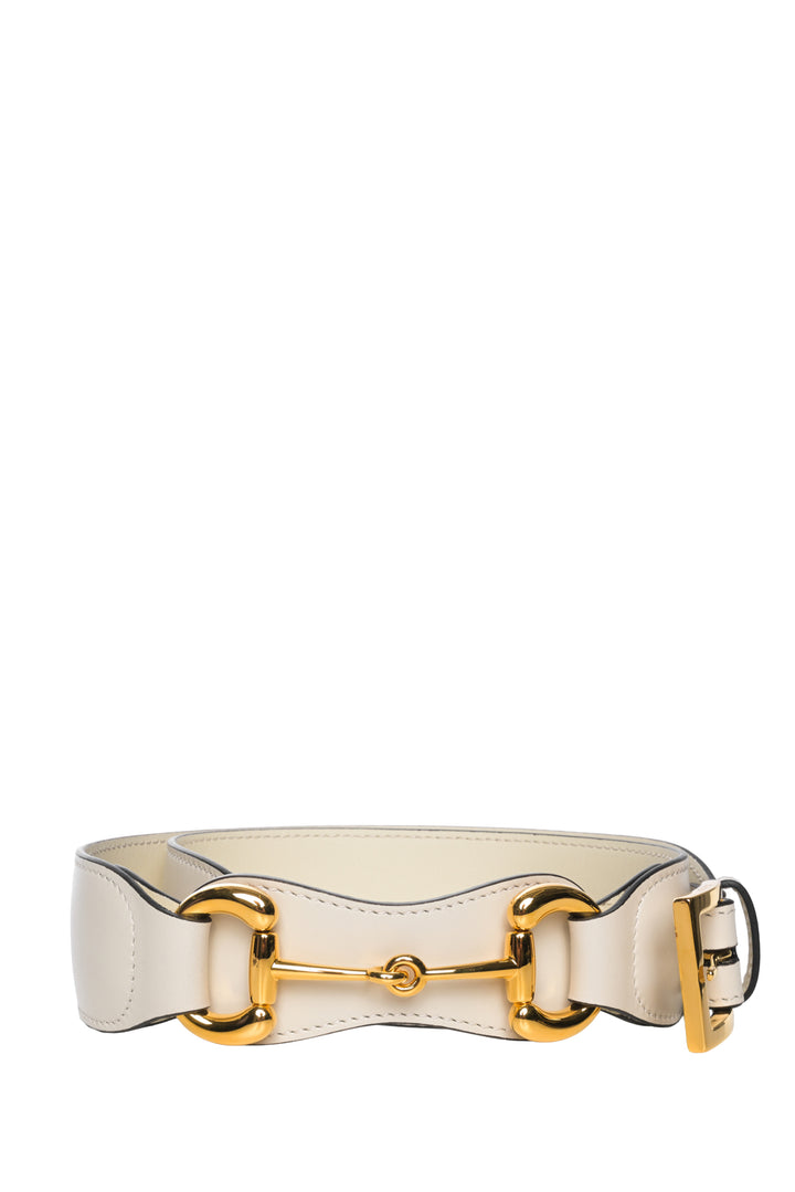 Gucci Size 32 Horsebit Leather Belt