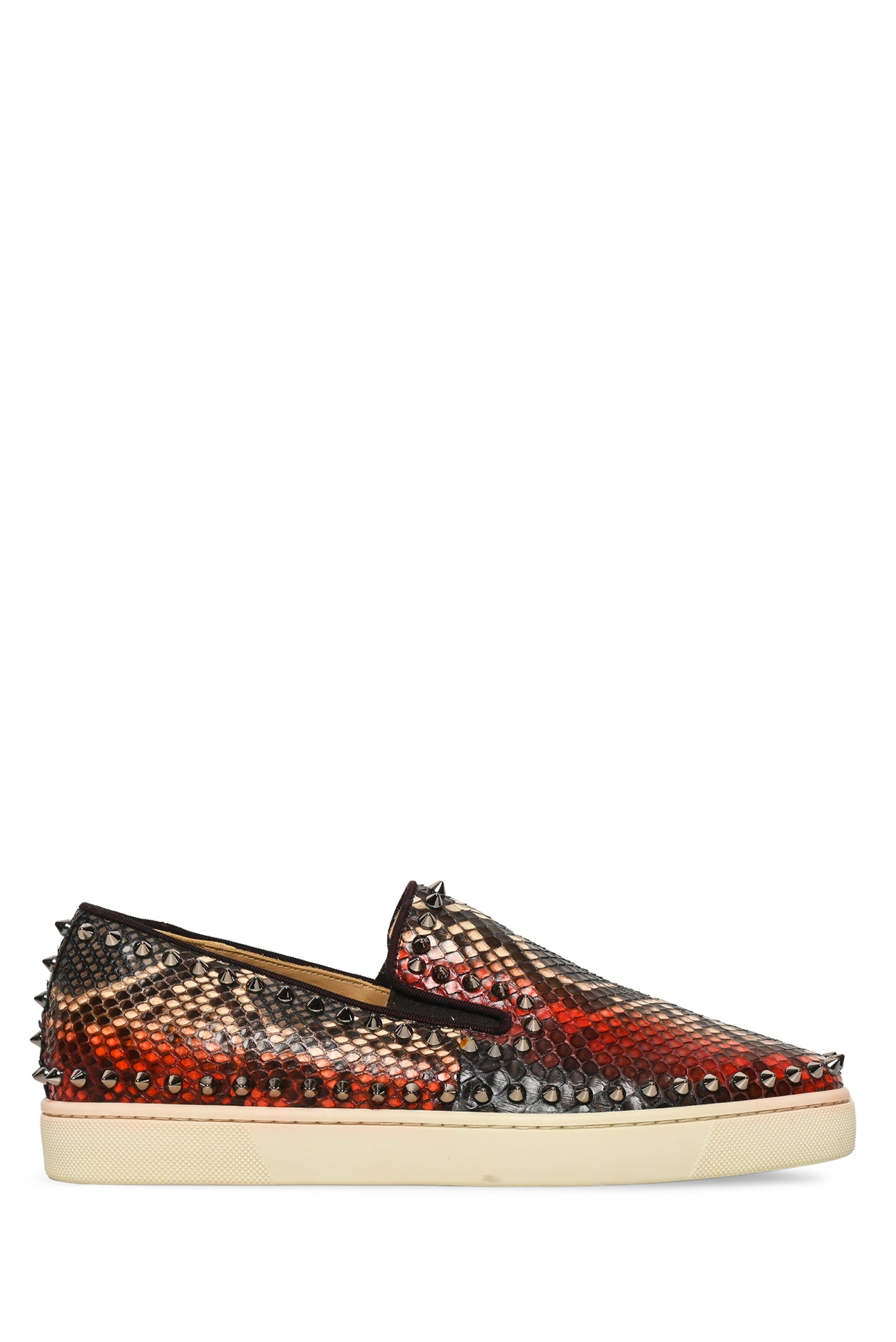 Mens Shoe Size 41.5 Christian Louboutin Men's Pik Boat Python