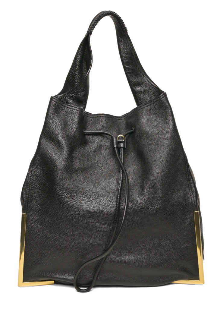 3.1 Phillip Lim Calfskin Leather Scout Drawstring Hobo