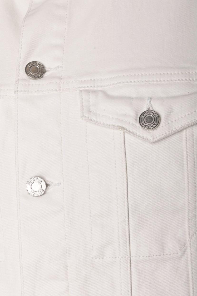 Purple Brand Size M Men's Coated Denim Jacket