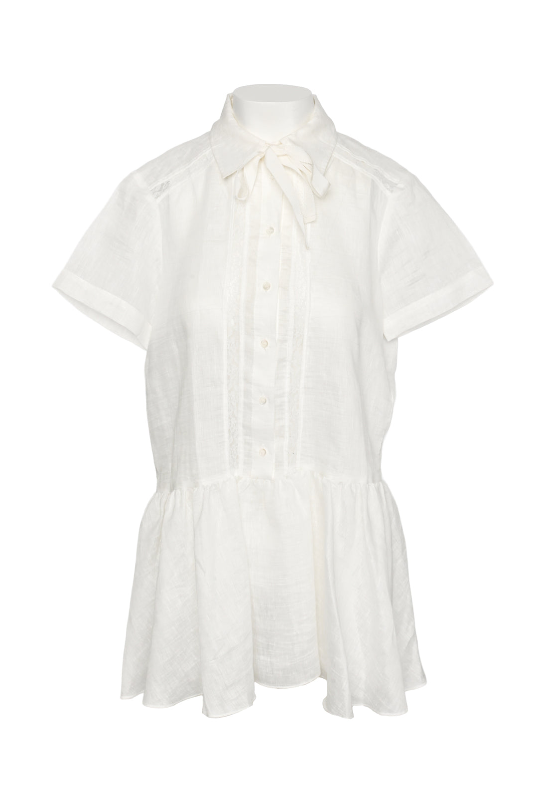 Sandro Size 36 Lace Inset Mini Dress