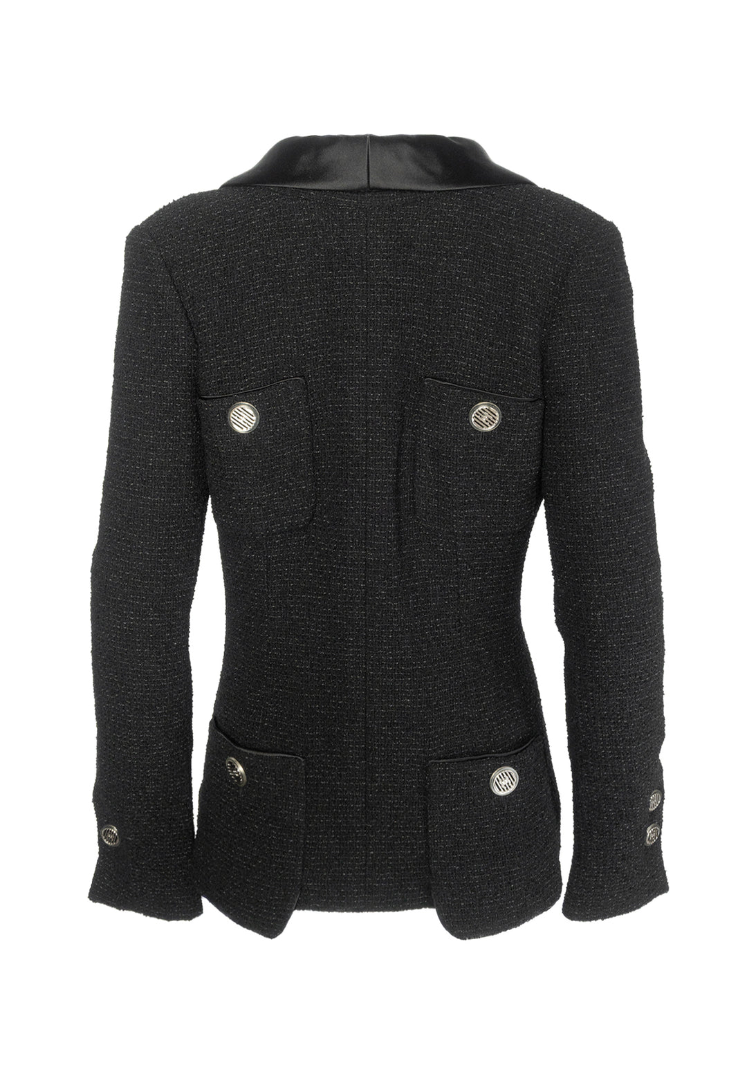 Chanel Size 38 Rosette Detail Blazer