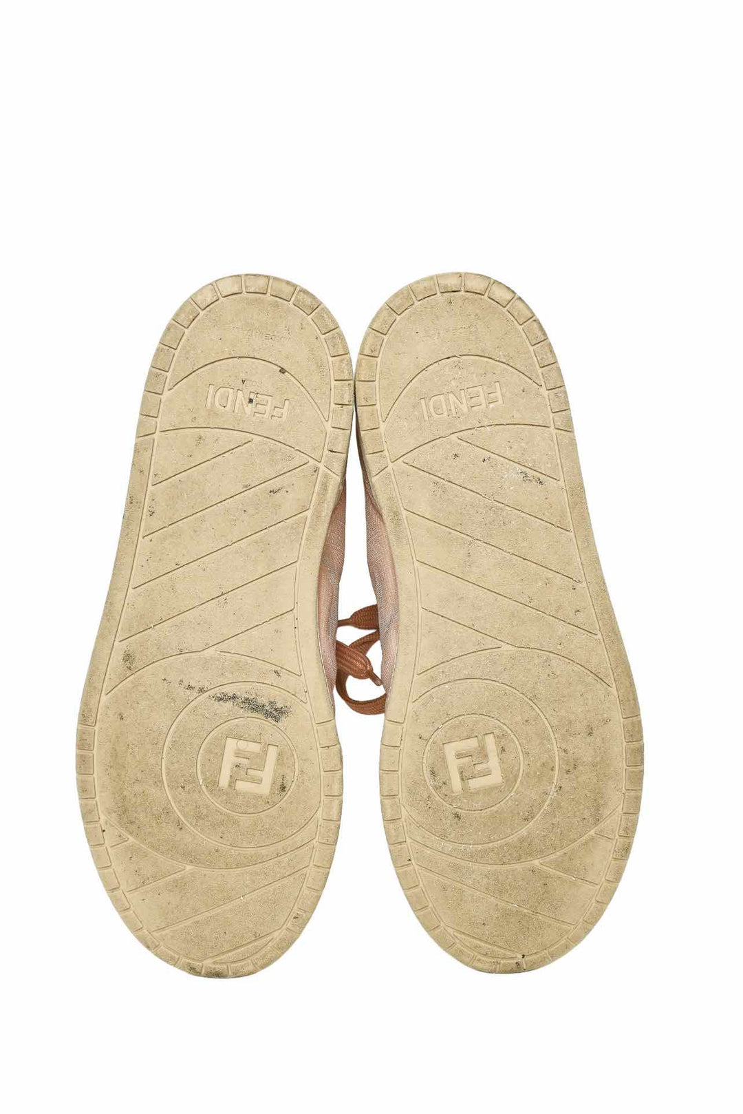 Fendi Size 37 Mesh Embossed Sneaker