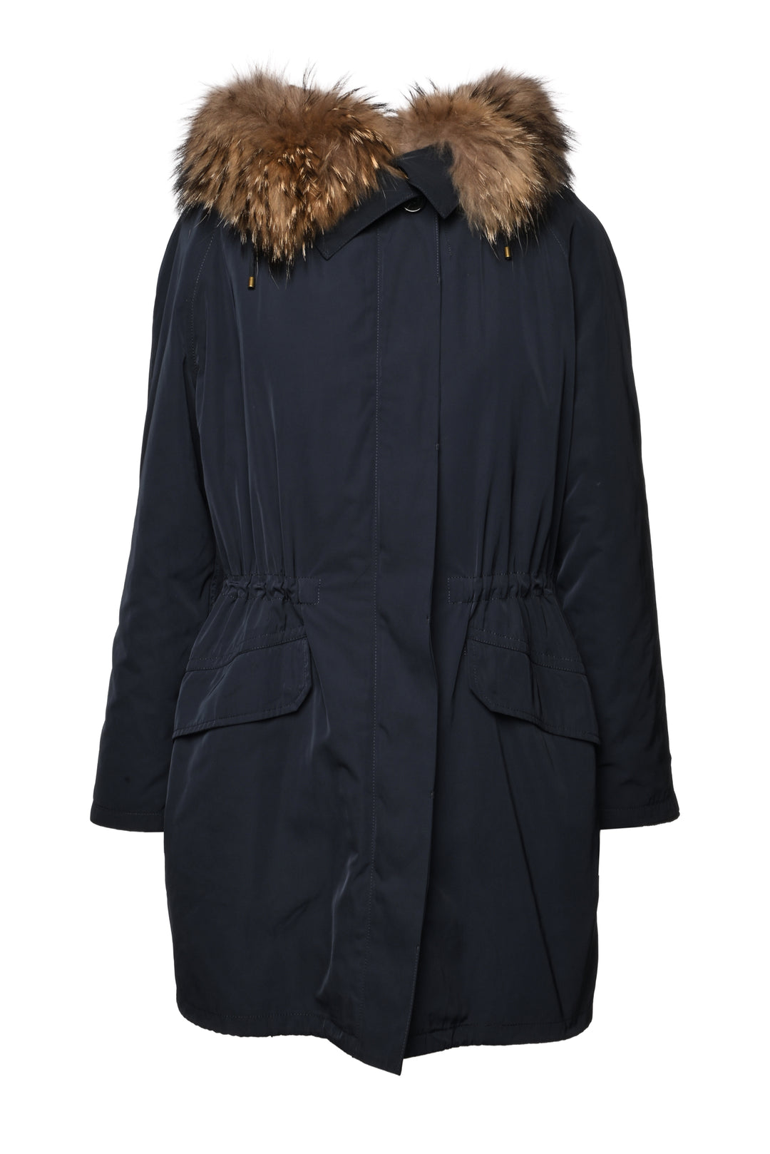 Army by Yves Salomon Size 36 Rabbit Fur Lined Coat
