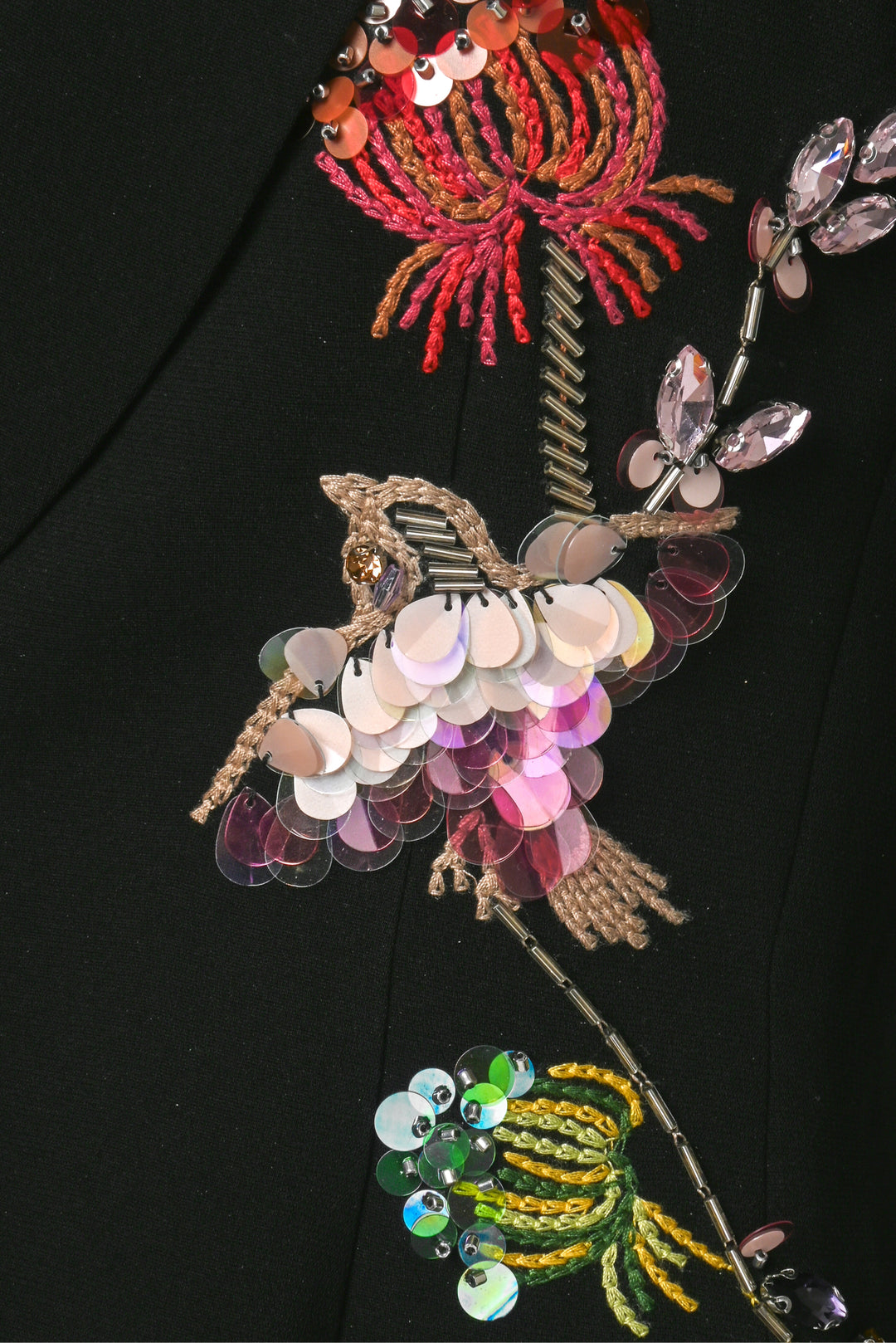 cinq a sept Size 0 Cheyenne Floral Embroidered Blazer