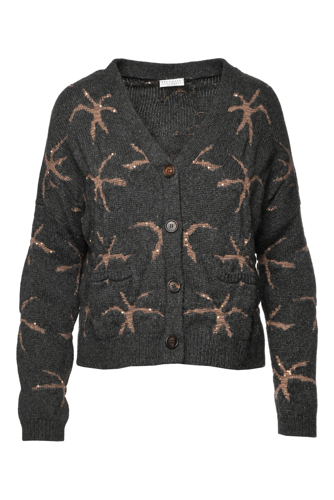 Brunello Cucinelli Size XS Sequin Embellished Knit Cardigan