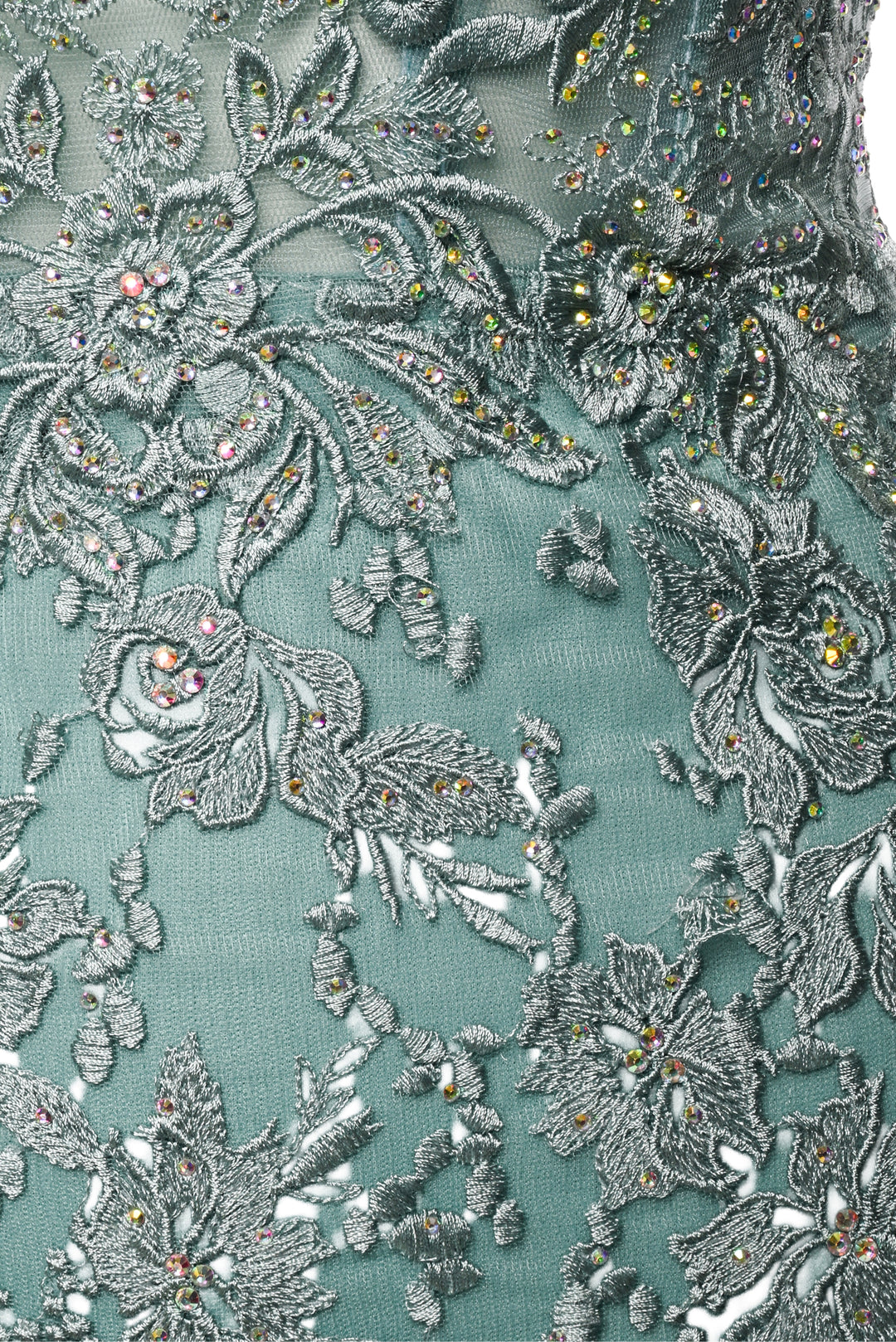 Ellie Wilde Size 0 Floral & Jewel Embroidered Dress