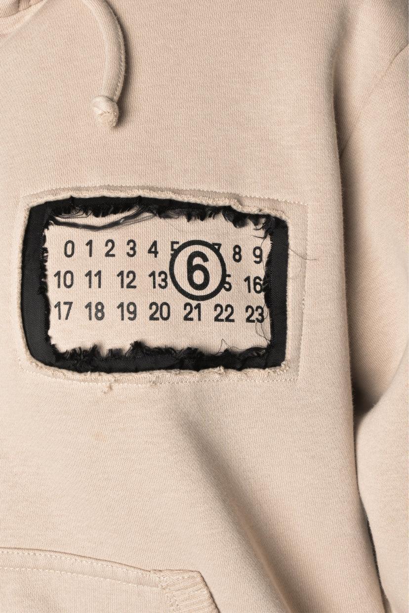 MM6 Size XXXS Zip Up Logo Hooded Sweatshirt