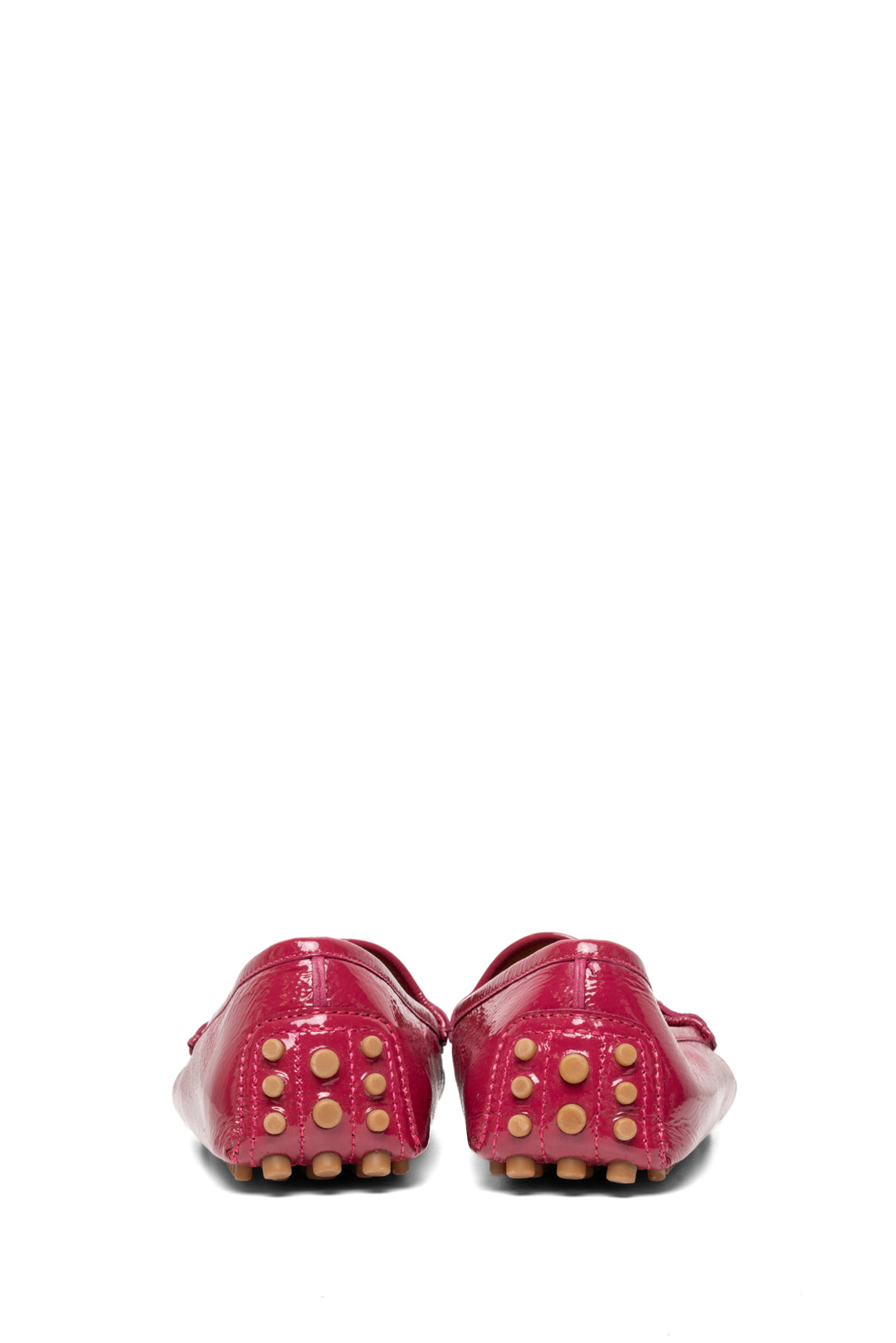 Gucci Size 37.5 Glossy Horsebit Driving Loafers